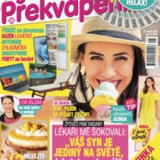 Obálka časopisu Překvapení s výhrami, tipy na zdraví, módu, příběhem matky a letní tématikou
